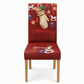 Elastische Kerststoelhoes – productafbeelding