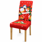 Elastische Kerststoelhoes – productafbeelding