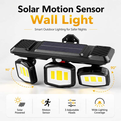 Verstelbare Solar-Wandlamp – productafbeelding