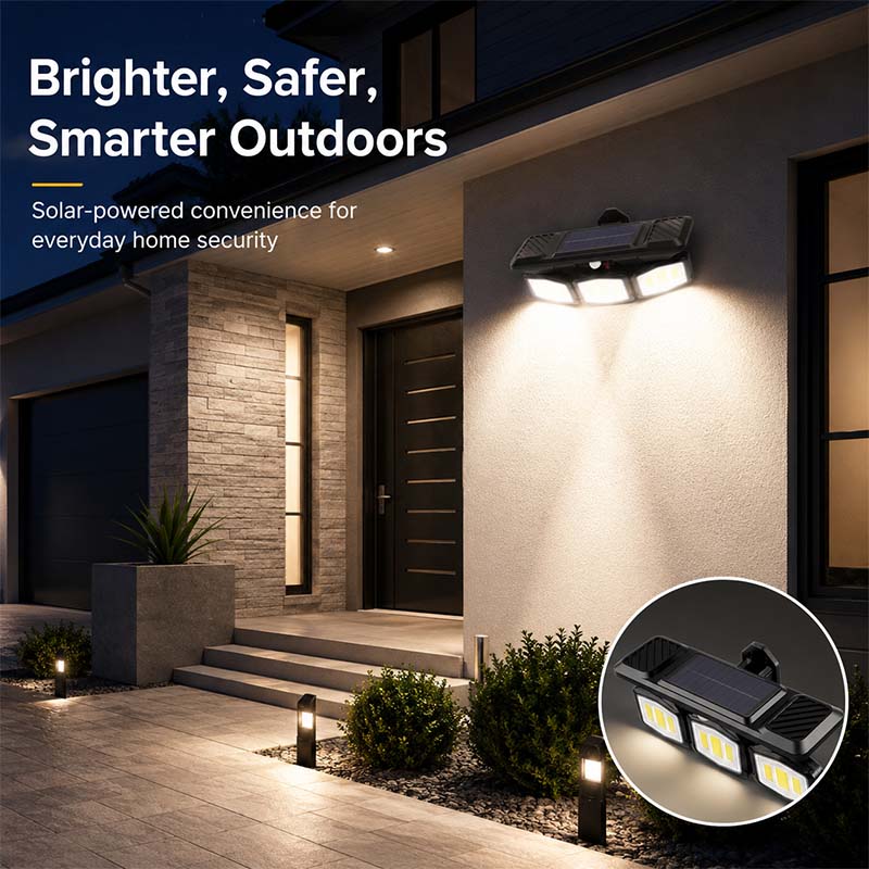 Verstelbare Solar-Wandlamp – productafbeelding