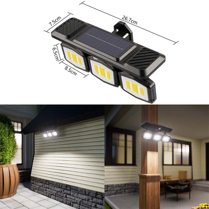 Verstelbare Solar-Wandlamp – productafbeelding