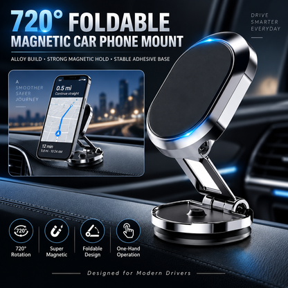 Inklapbare Magnetische Autohouder – productafbeelding