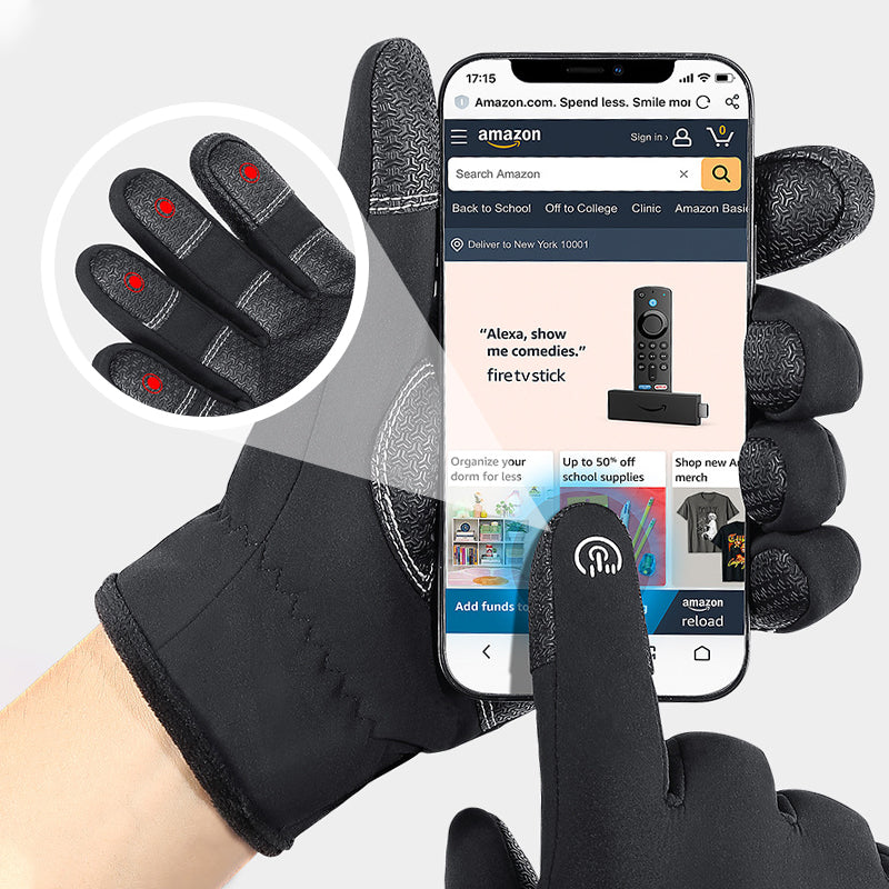 Waterafstotende Touchscreen Winterhandschoenen – productafbeelding