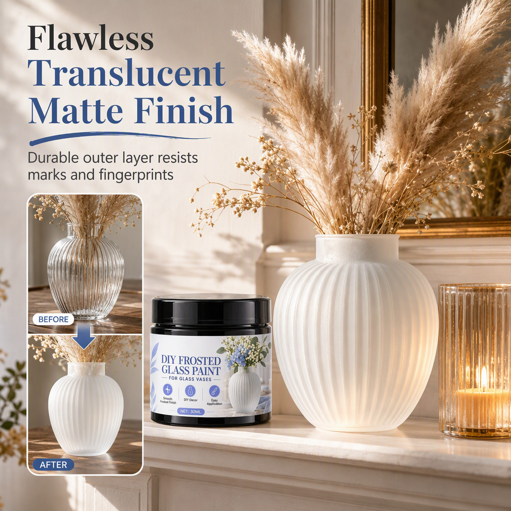 Matglasverf voor Glasdecoratie – productafbeelding