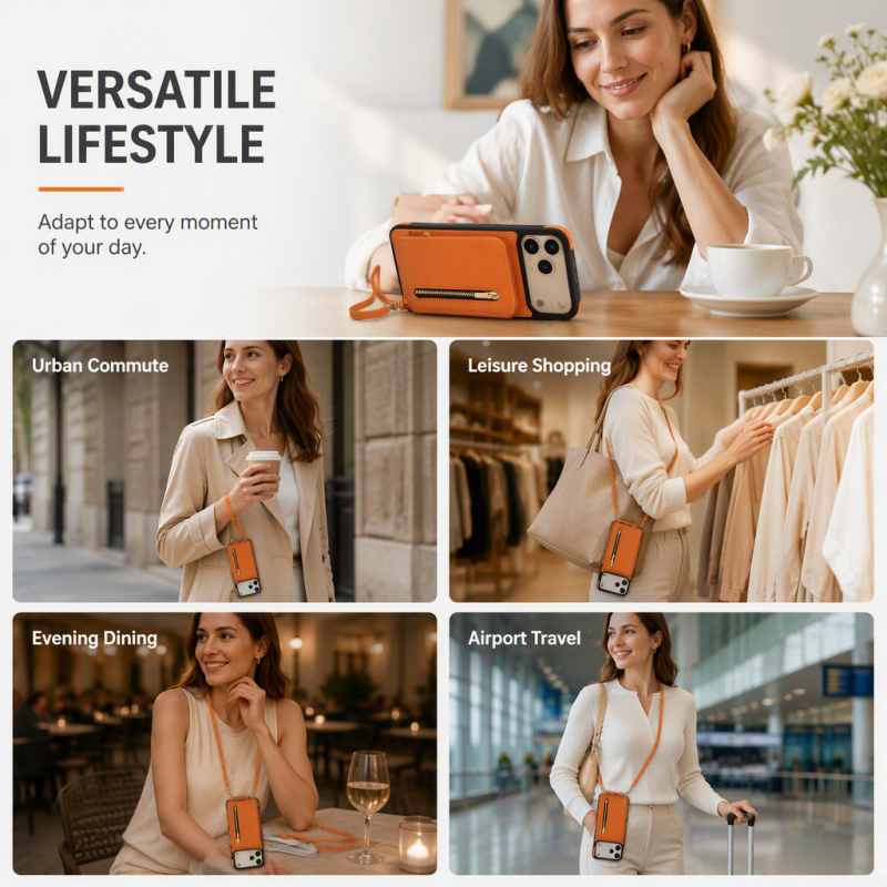Crossbody Telefoonhoes met Portemonnee – productafbeelding