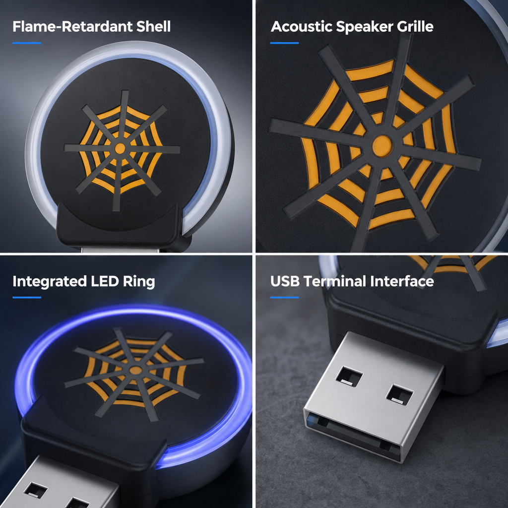 Draagbare USB-Ultrasone Verjager – productafbeelding