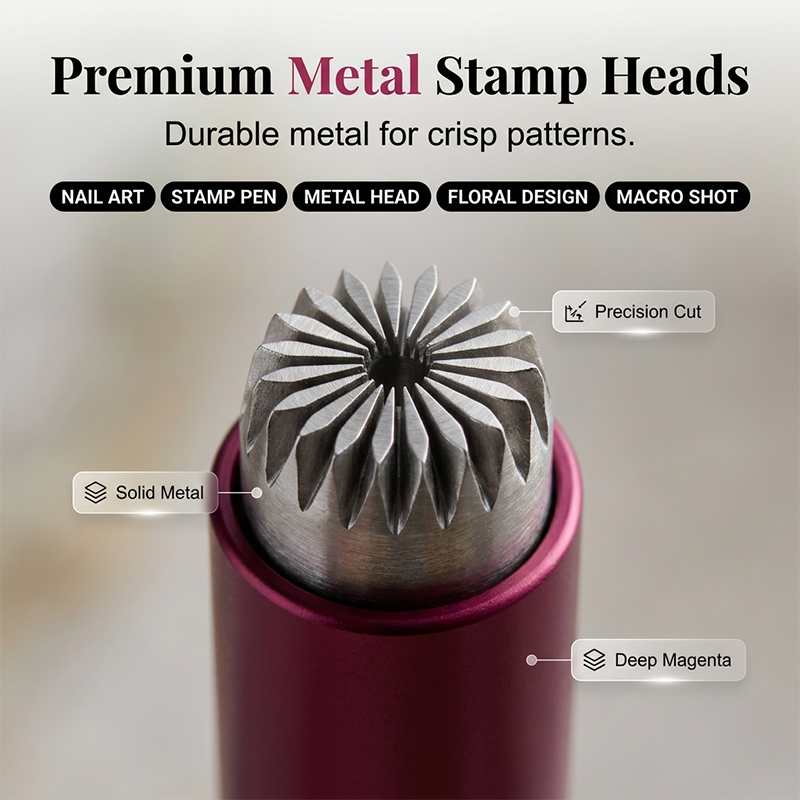 Metalen Stempelset voor Nail Art – productafbeelding