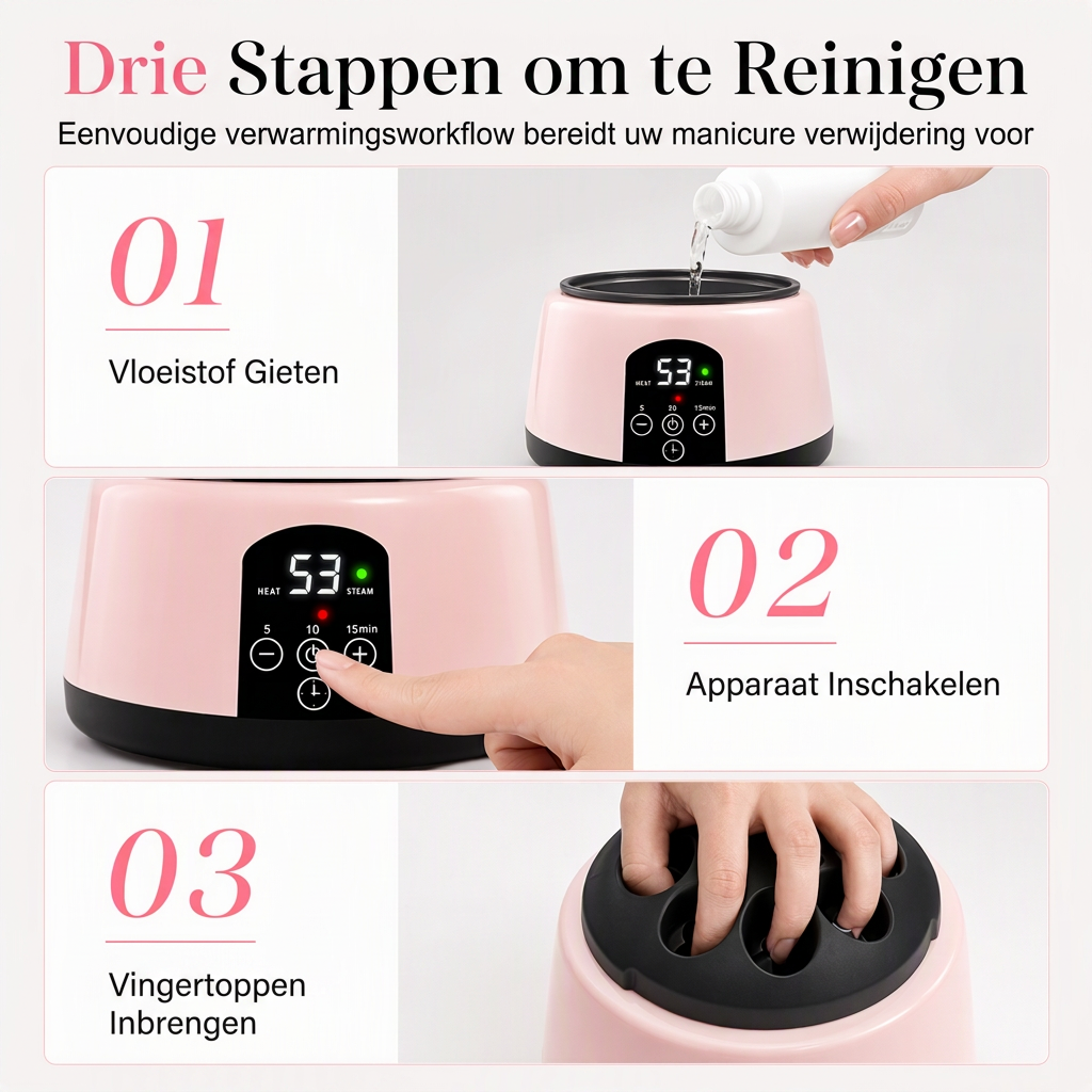 Elektrisch Apparaat voor Verwijderen van Gelnagellak – productafbeelding