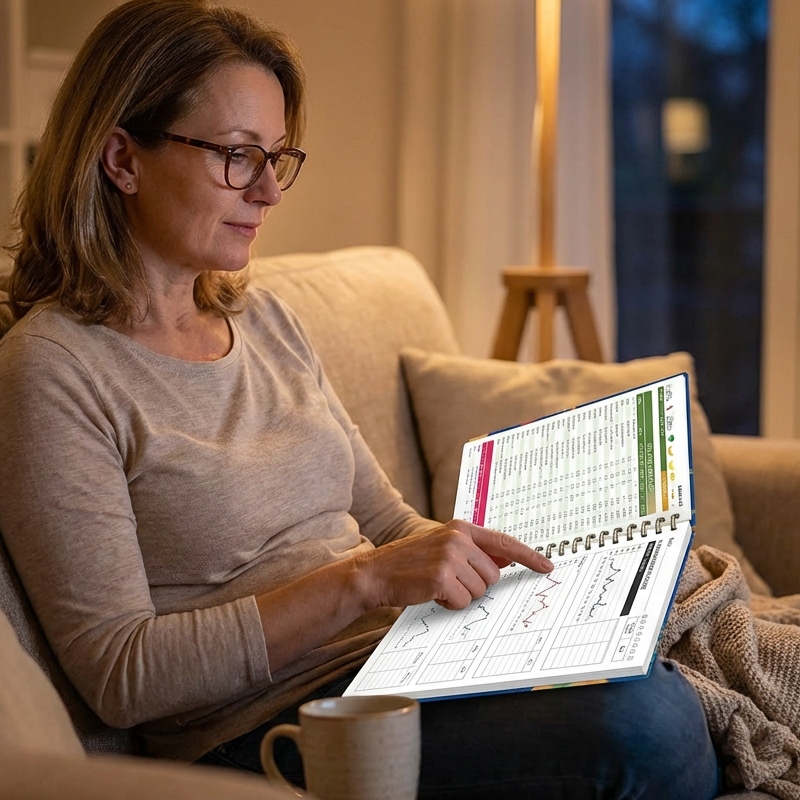 Diabeteslogboek met Voedingslijst – productafbeelding