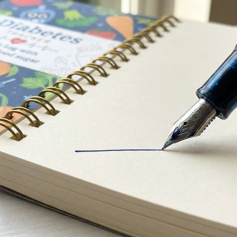 Diabeteslogboek met Voedingslijst – productafbeelding