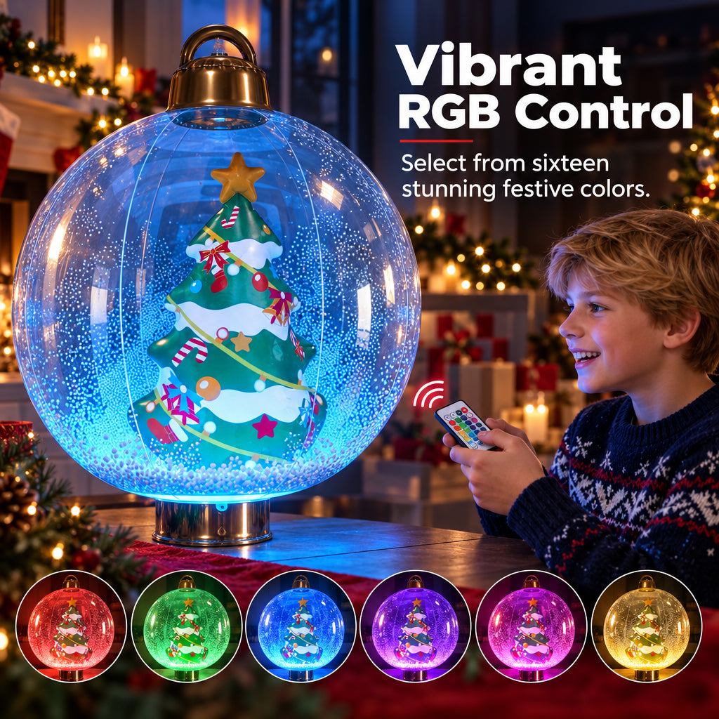 Opblaasbare Kerstbaldecoratie – productafbeelding