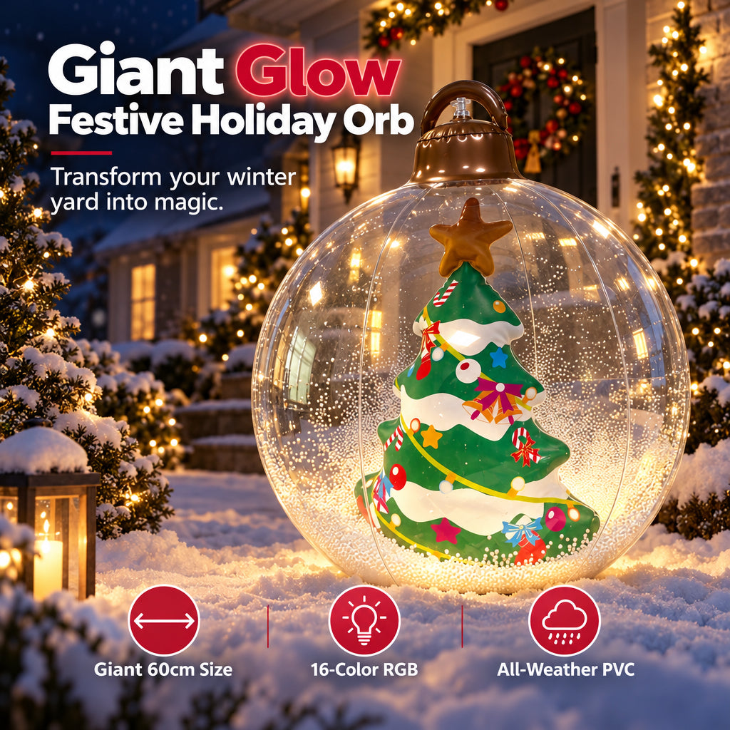 Opblaasbare Kerstbaldecoratie – productafbeelding