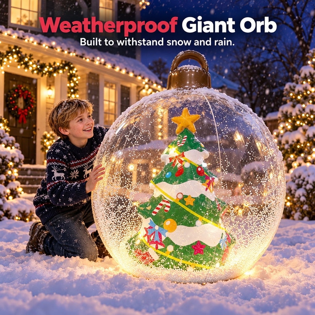 Opblaasbare Kerstbaldecoratie – productafbeelding