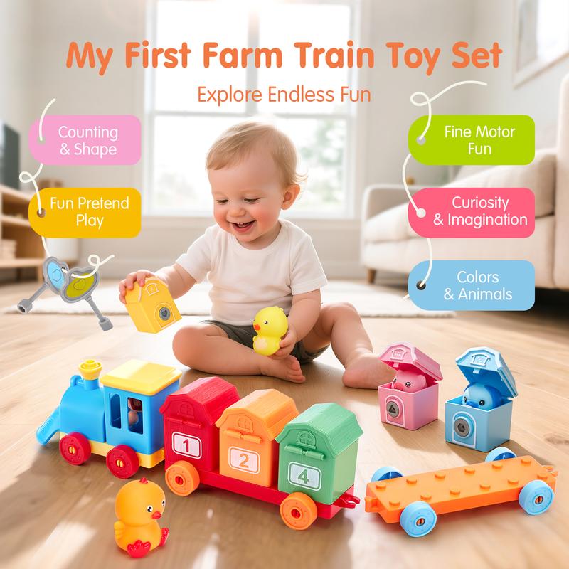 Educatieve Speelgoedtrein – productafbeelding