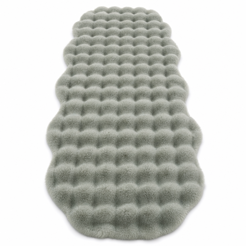 Zacht Pluche Vloerkleed met Reliëf – productafbeelding