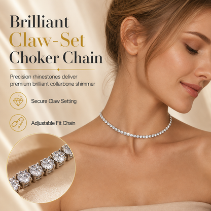 Fonkelende Strass-Choker – productafbeelding