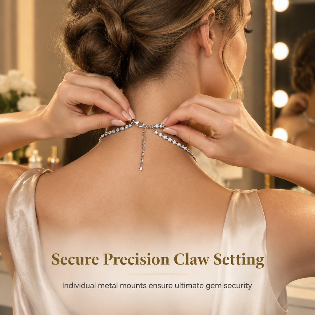 Fonkelende Strass-Choker – productafbeelding