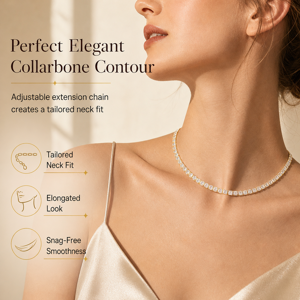 Fonkelende Strass-Choker – productafbeelding