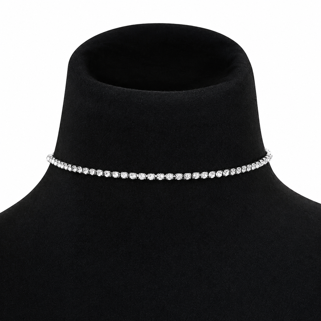 Fonkelende Strass-Choker – productafbeelding