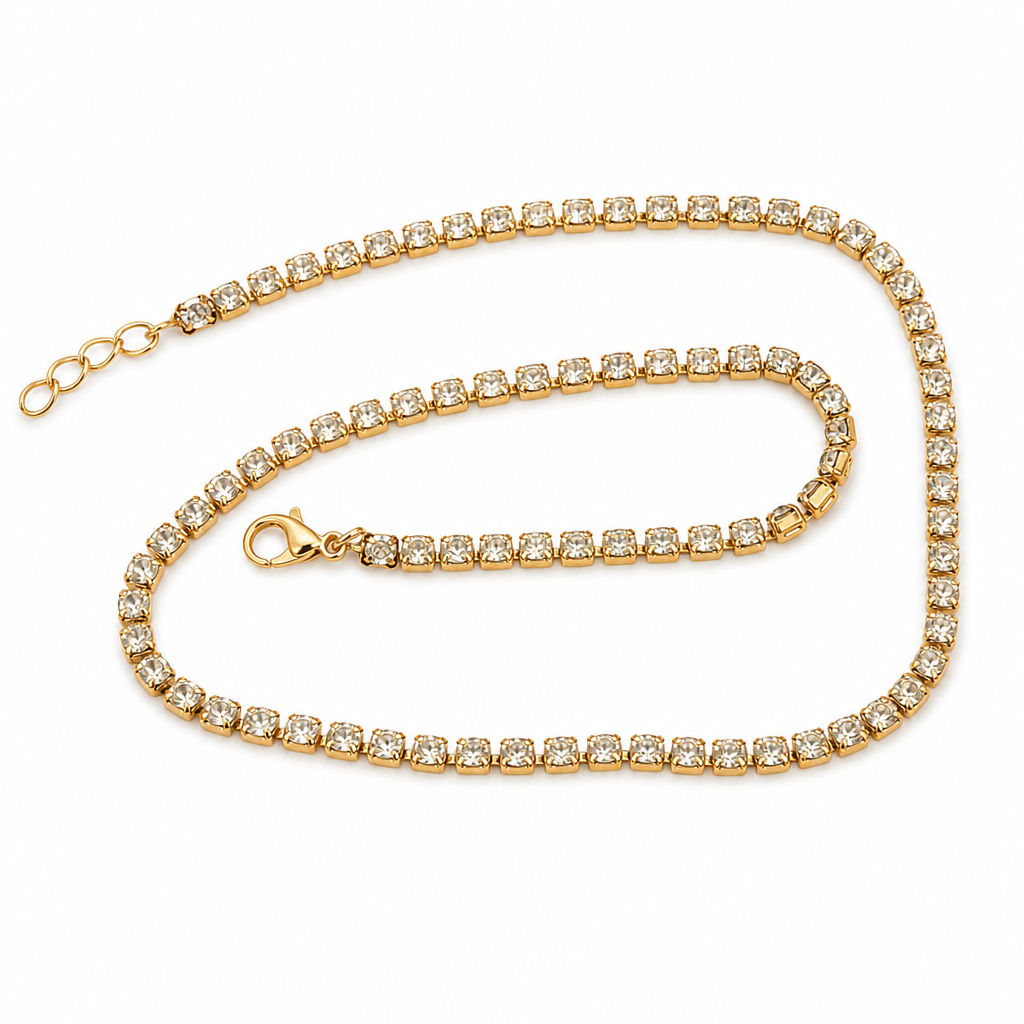 Fonkelende Strass-Choker – productafbeelding