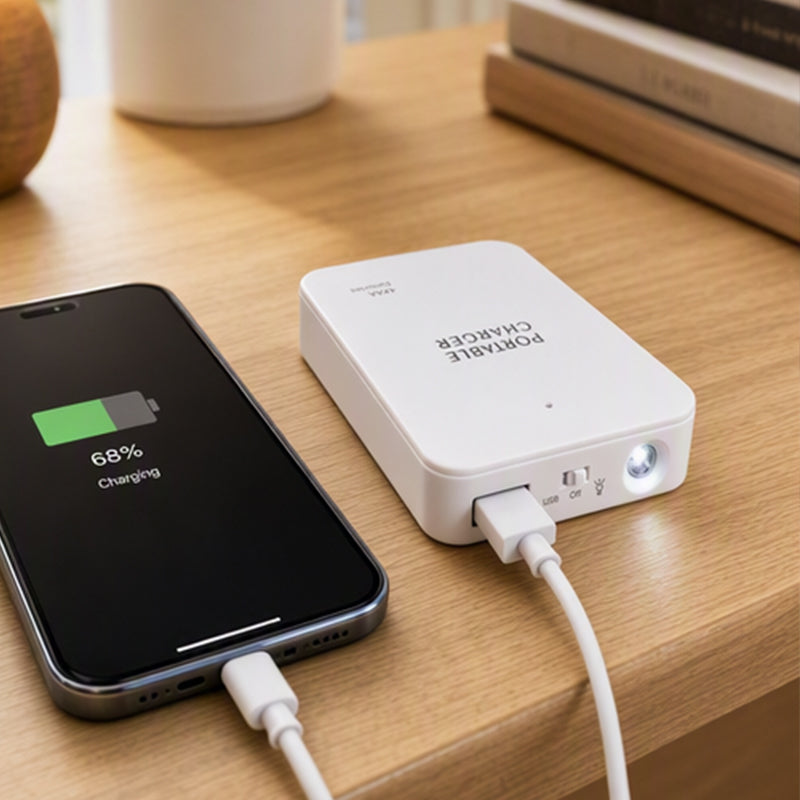 Noodlader op AA-Batterijen – productafbeelding