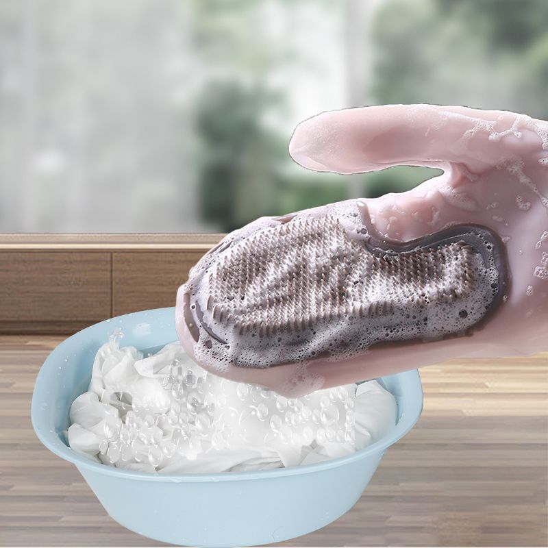 Afwashandschoenen met Borsteltjes – productafbeelding