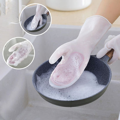 Afwashandschoenen met Borsteltjes – productafbeelding