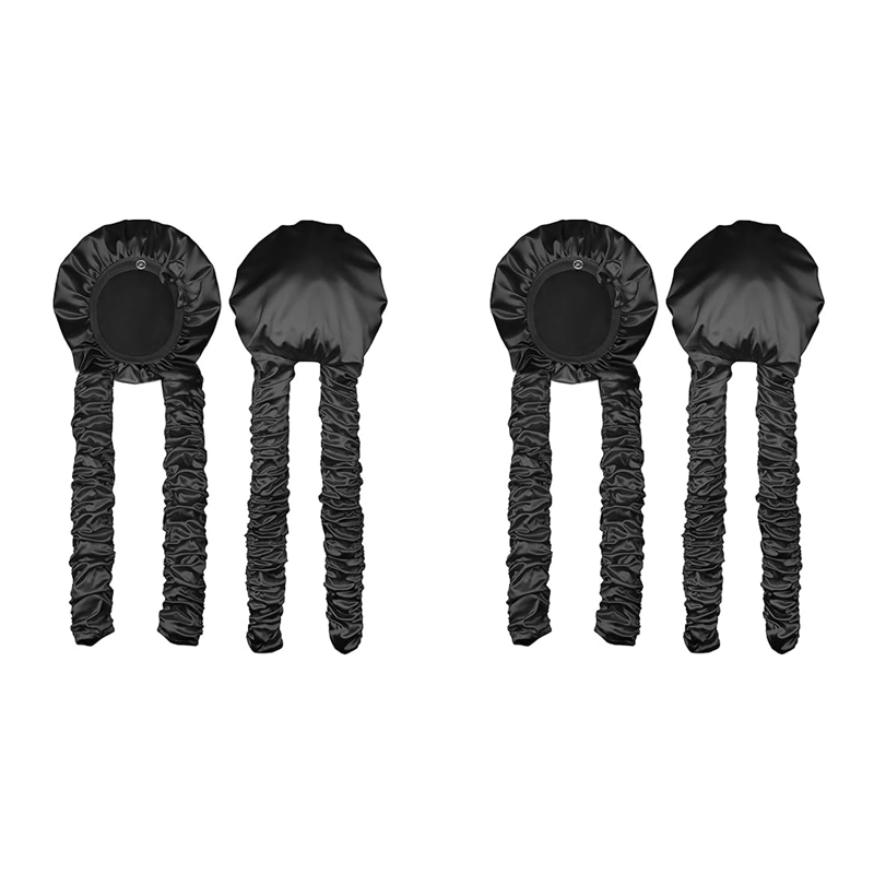 Satijnlook Slaapmuts voor Lang Haar – productafbeelding
