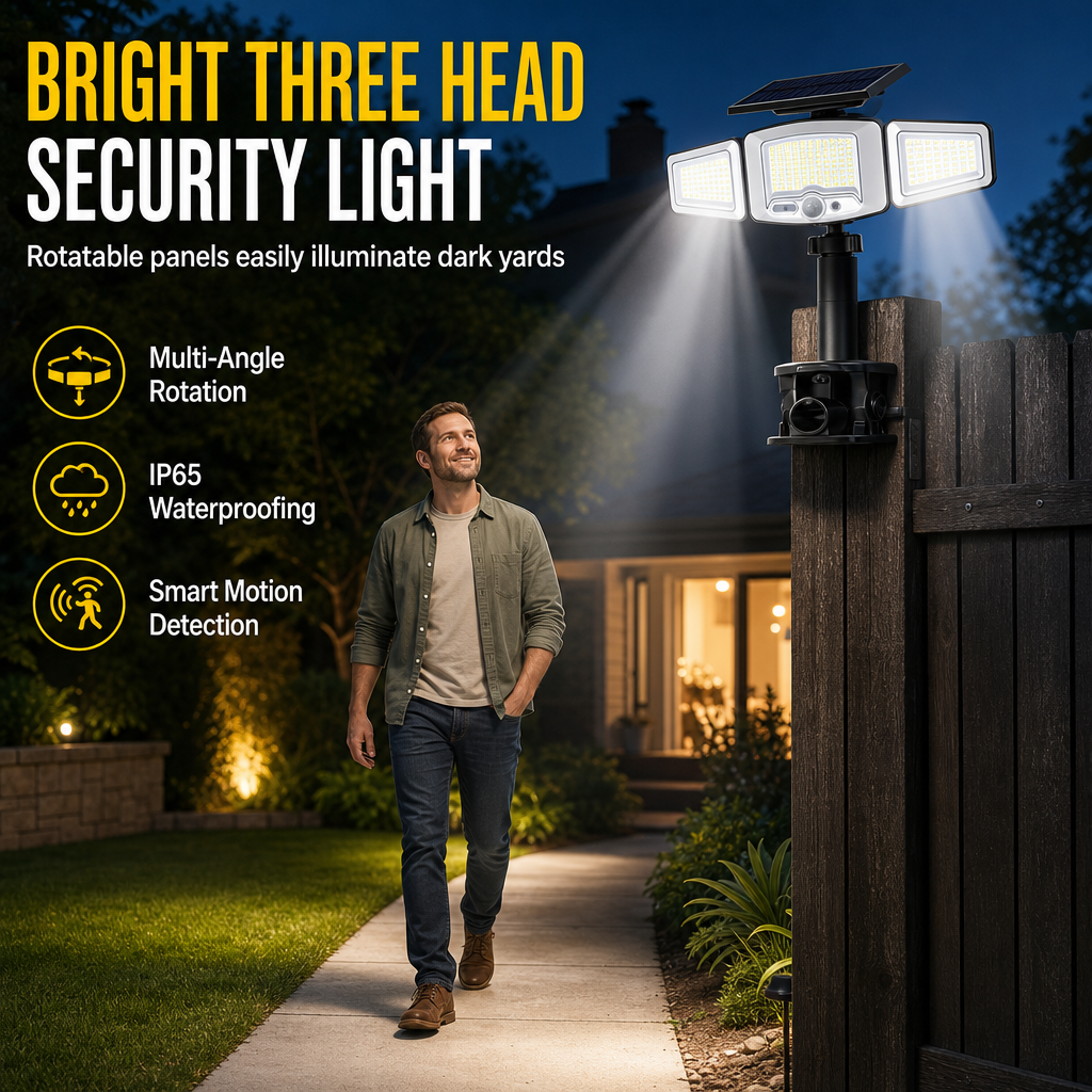Solar-Buitenlamp met Bewegingssensor – productafbeelding