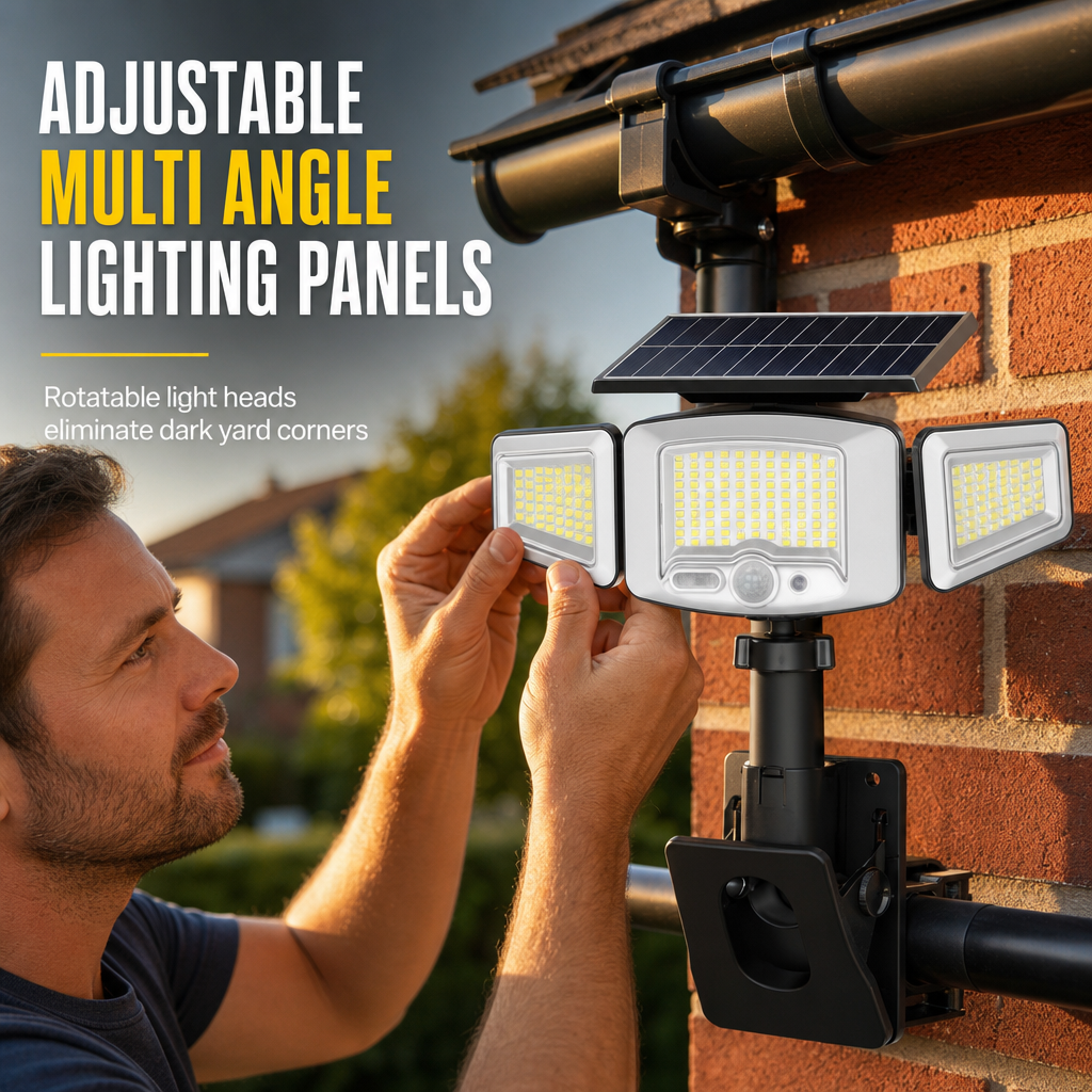Solar-Buitenlamp met Bewegingssensor – productafbeelding