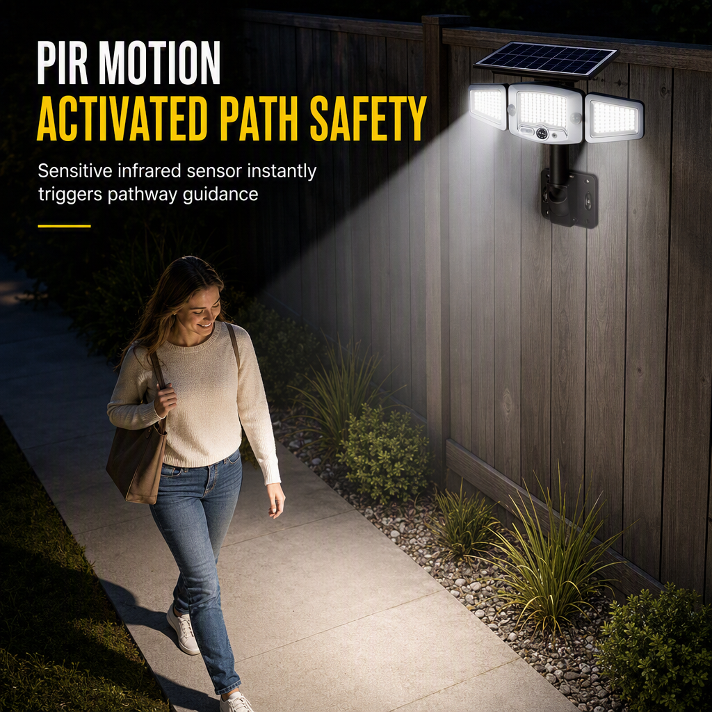 Solar-Buitenlamp met Bewegingssensor – productafbeelding