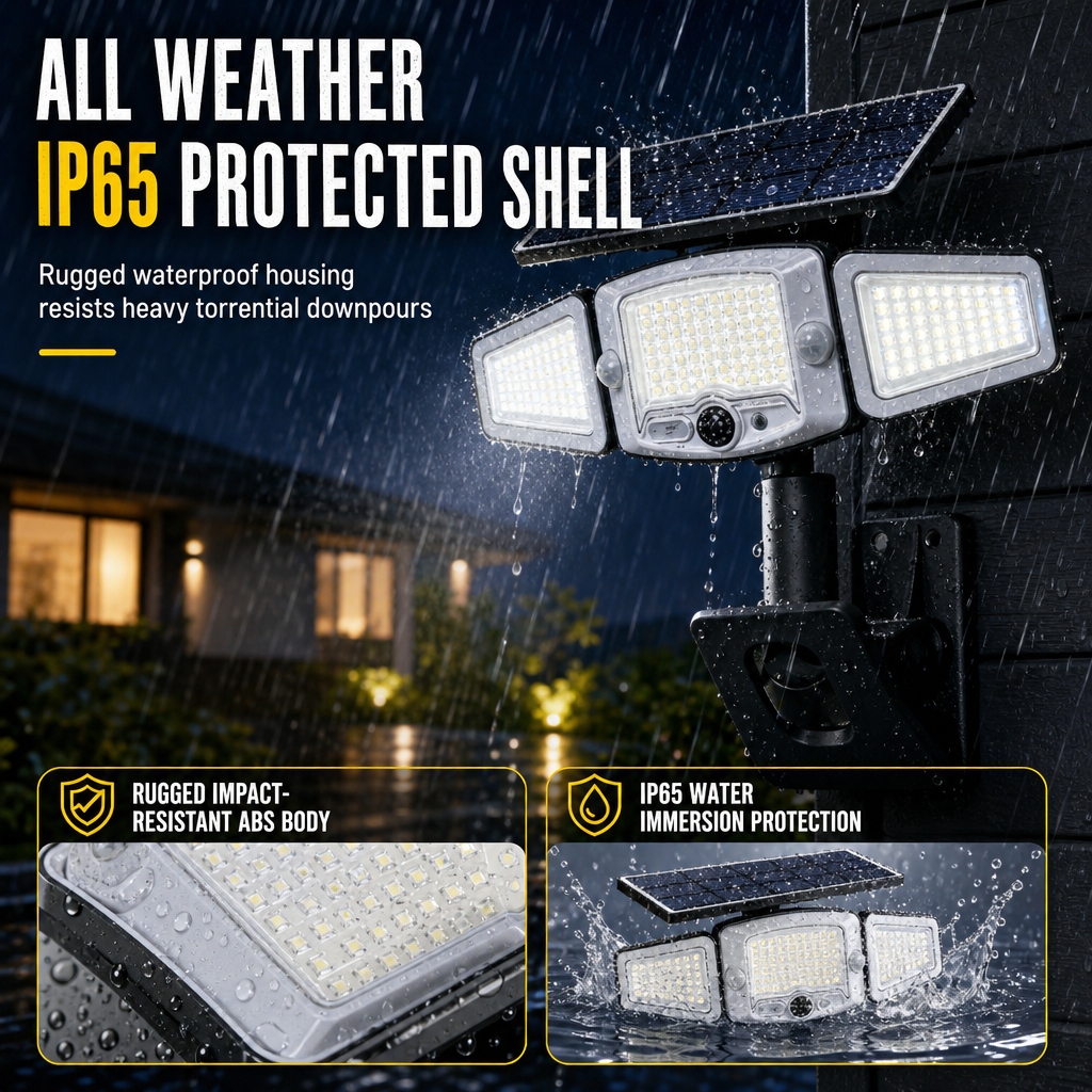 Solar-Buitenlamp met Bewegingssensor – productafbeelding