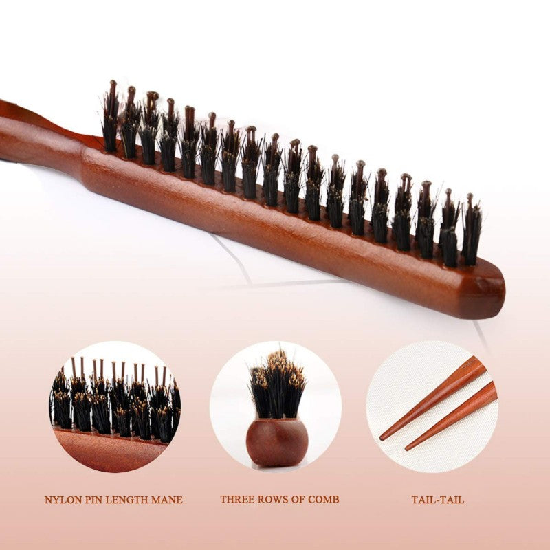Stylingborstel met Houten Puntsteel – productafbeelding