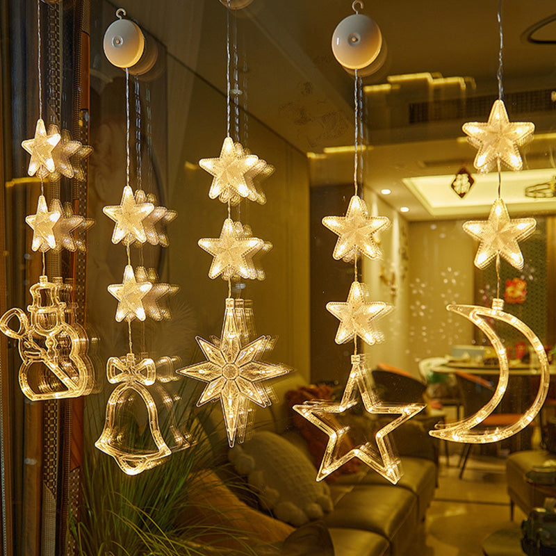 Kerstraamverlichting met Zuignappen – productafbeelding