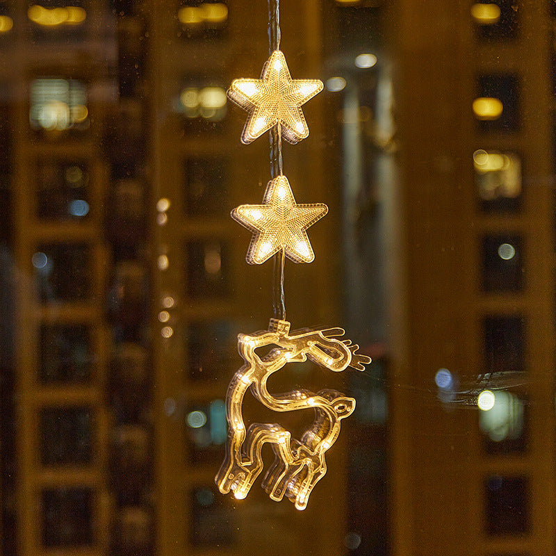 Kerstraamverlichting met Zuignappen – productafbeelding