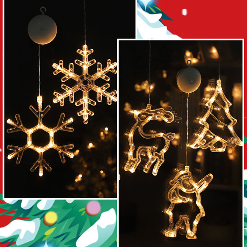 Kerstraamverlichting met Zuignappen – productafbeelding