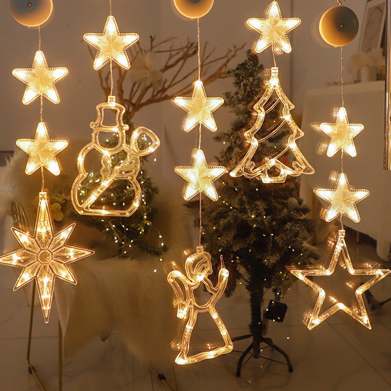 Kerstraamverlichting met Zuignappen – productafbeelding