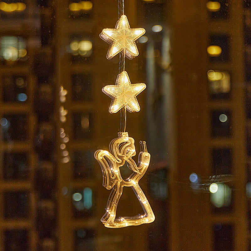 Kerstraamverlichting met Zuignappen – productafbeelding