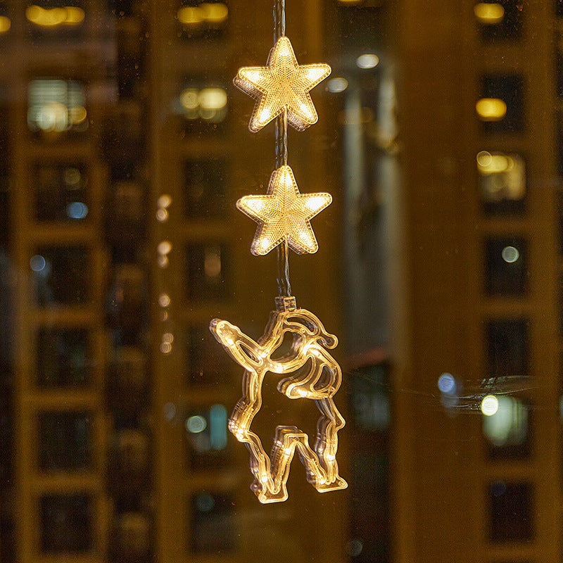 Kerstraamverlichting met Zuignappen – productafbeelding