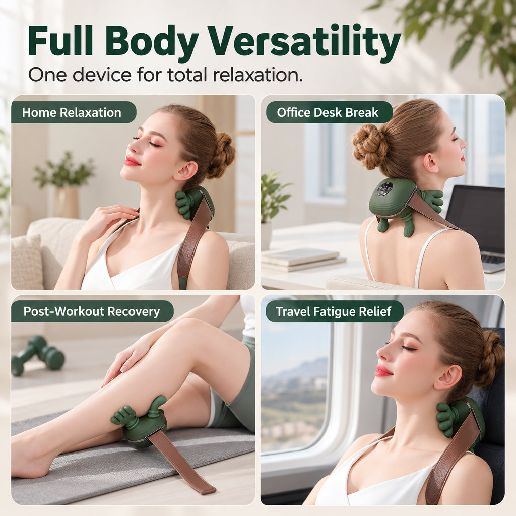 Nek- en Schoudermassageapparaat met Warmte – productafbeelding