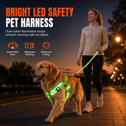 Verstelbaar Hondentuig met LED-Licht – productafbeelding