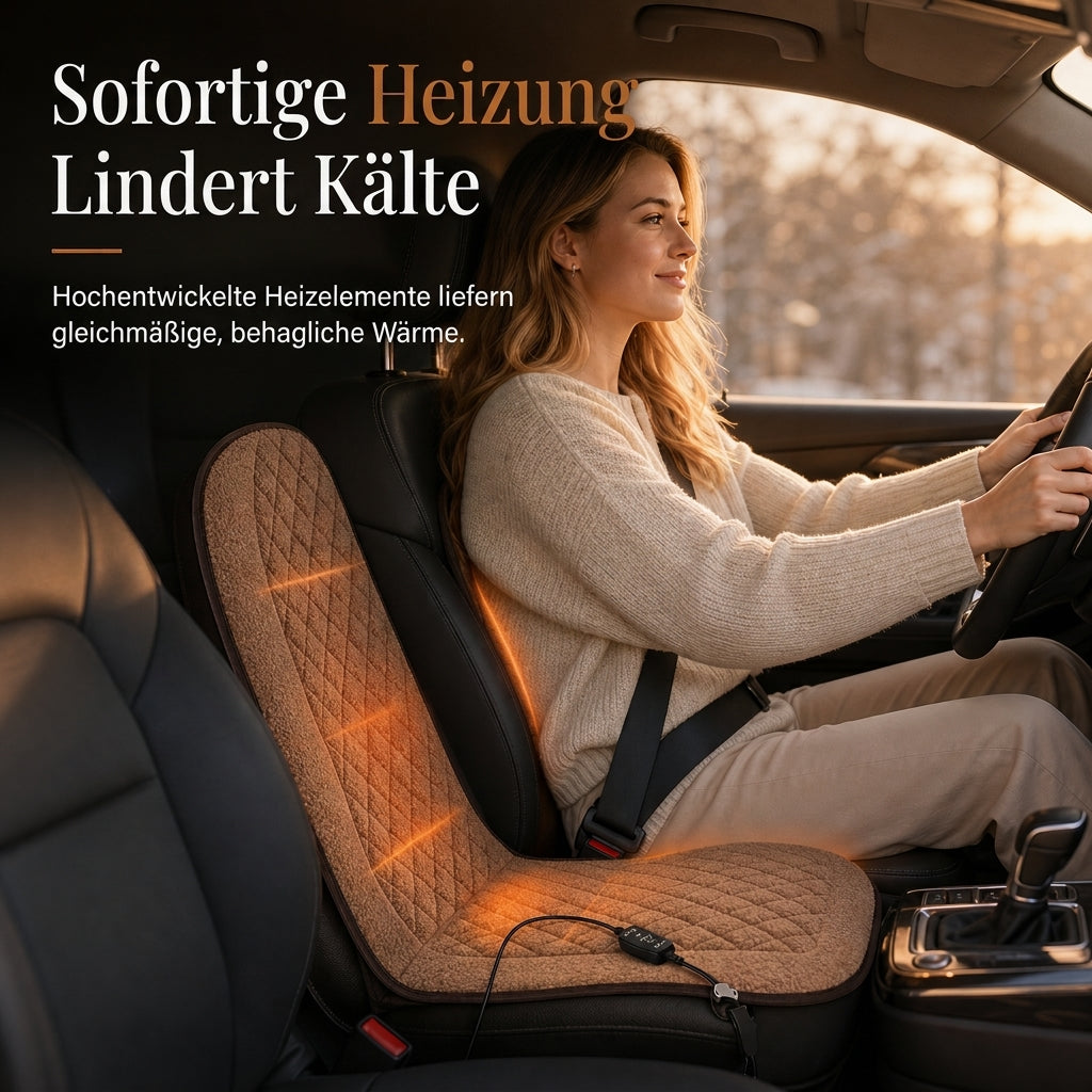 Verwarmde Autostoelmat – productafbeelding