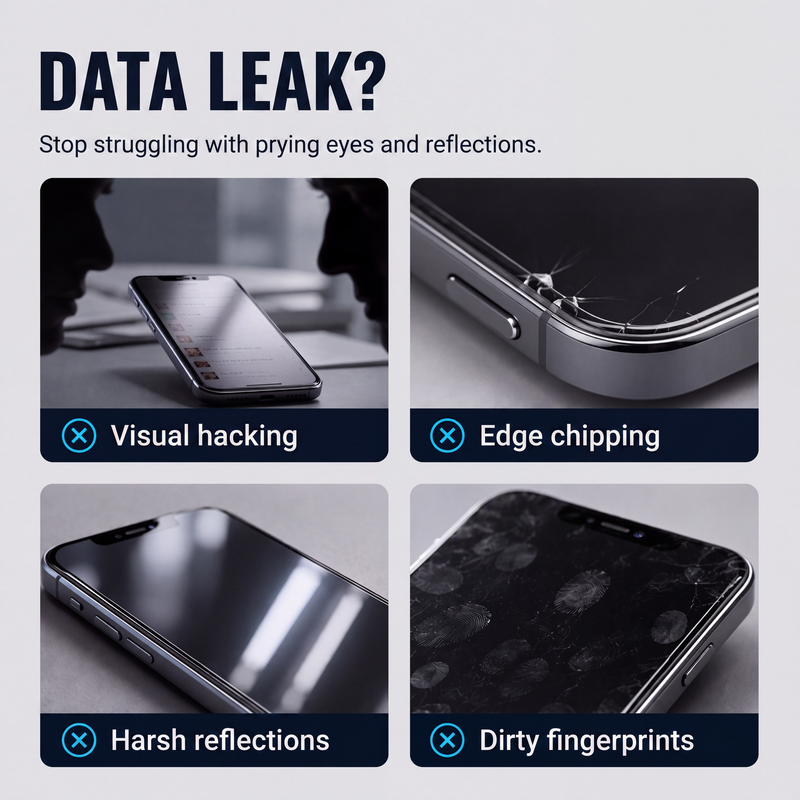 Privacy-Screenprotector met Montagehulp – productafbeelding