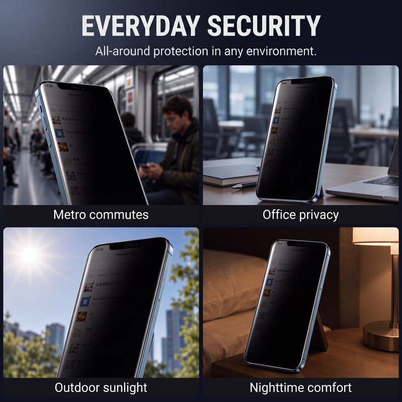 Privacy-Screenprotector met Montagehulp – productafbeelding
