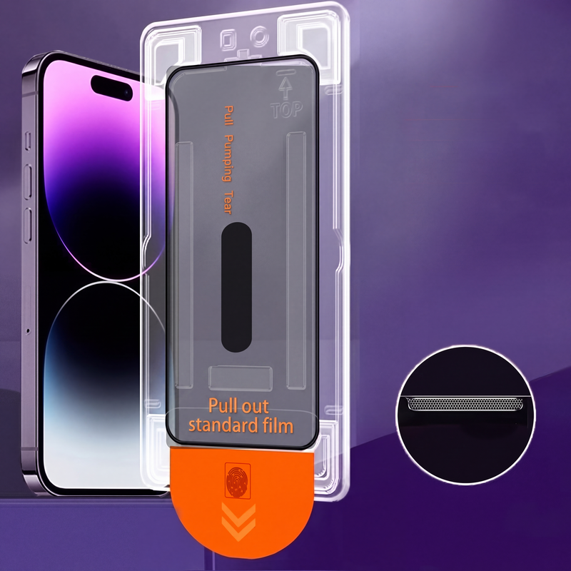 Privacy-Screenprotector met Montagehulp – productafbeelding