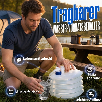 Opvouwbare Watercontainer met Tapventiel – productafbeelding