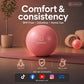🤸⚽ Pilatesbal van 15 cm – Explosieveilige yogabal met honingraatpatroon🧘