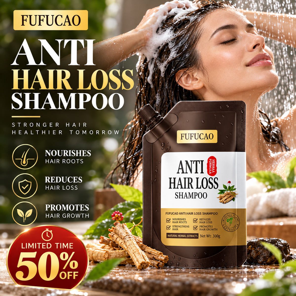 Shampoo voor Haar- en Hoofdhuidverzorging – productafbeelding