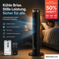 🌀 Draagbare USB-torenventilator met 3 snelheidsstanden – compact, krachtig en veelzijdig – perfect voor op kantoor, in de slaapkamer en onderwe